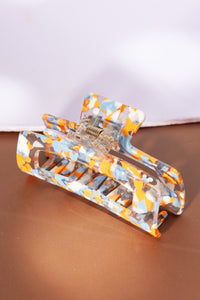 RECTANGLE COLORFUL CELLULOSE HAIR CLAW CLIP | 40H579