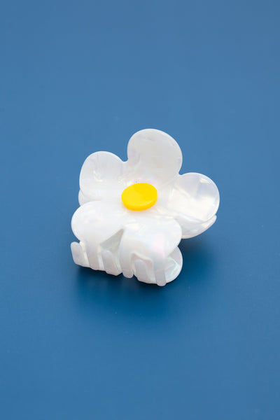 FLOWER CELLULOSE HAIR CLAW CLIPS  | 40H585