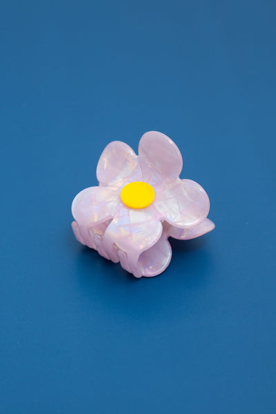 FLOWER CELLULOSE HAIR CLAW CLIPS  | 40H585