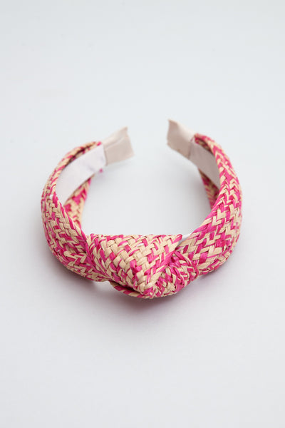 MIXED COLOR WIDE KNOTTED HEADBAND | 40HB124