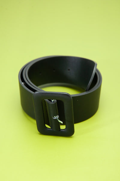 FASHION SQUARE BUCKLE LEATHER BELT  | 40BT622