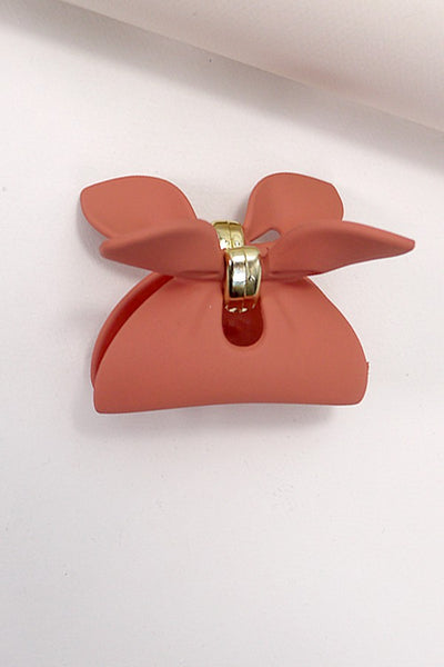 MATTE BOW HAIR CLAW CLIPS | 40H590