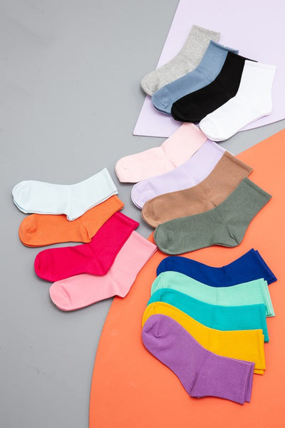 COLORFUL MID CALF LENGTH SOCKS | 40S02040