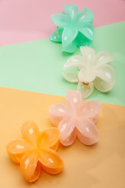 FLOWER HAIR CLAW CLIPS | 40H594