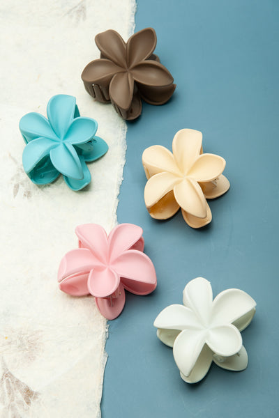 FLOWER HAIR CLAW CLIPS | 40H594