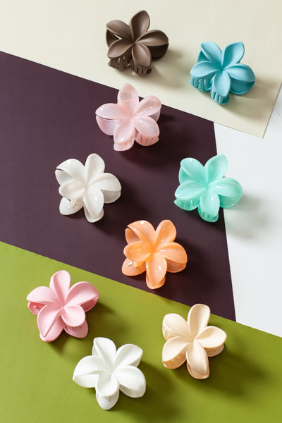 FLOWER HAIR CLAW CLIPS | 40H594