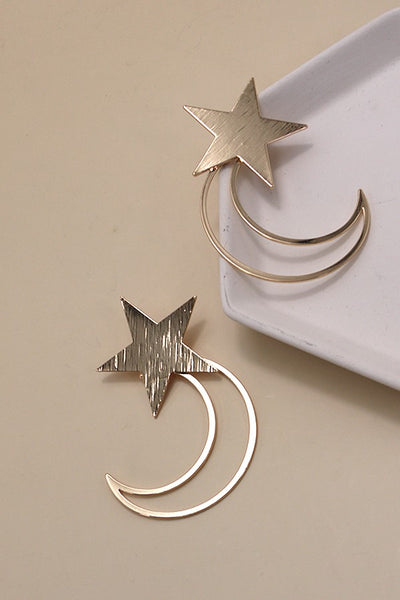 STAR MOON BOHO DROP EARRINGS | 80E756