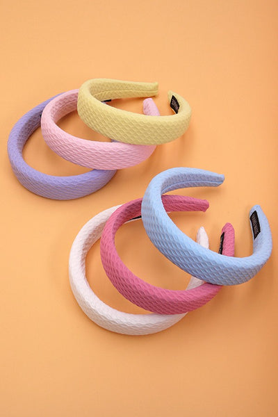 SOLID PUFFED HEADBAND | 40HB127