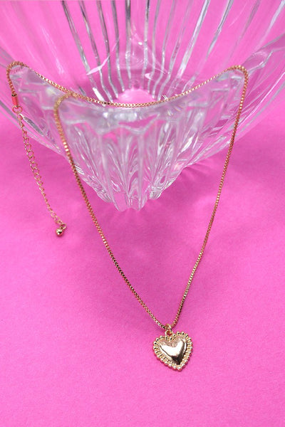 MINIMALIST DELICATE HEART PENDANT NECKLACE | 10N3042102