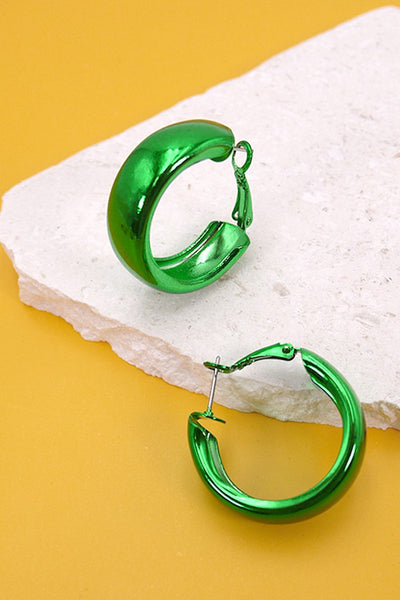 X-MAS SHINY HOOP EARRINGS | 10E3051912