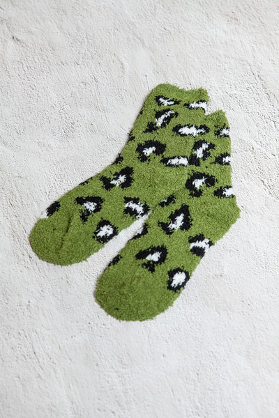 WARM CORAL FLEECE PLUSH ANIMAL FUZZY SOCKS | 40S02045