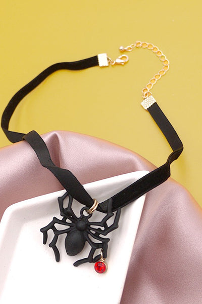 MATTE SPIDER CHOKER NECKLACE | 10N3060102