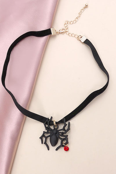 MATTE SPIDER CHOKER NECKLACE | 10N3060102