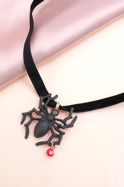 MATTE SPIDER CHOKER NECKLACE | 10N3060102