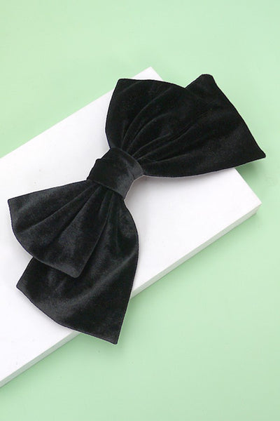 VELVET FABLE BOW HAIR CLIP | 40H620