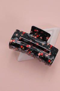 JUMBO PREMIUM FLORAL HAIR CLAW CLIPS | 40H631