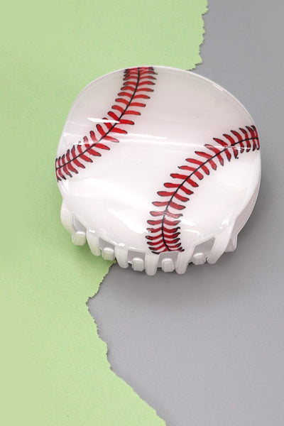 BASEBALL FOOTBALL GAME DAY HAIR CLAW CLIPS | 40H636