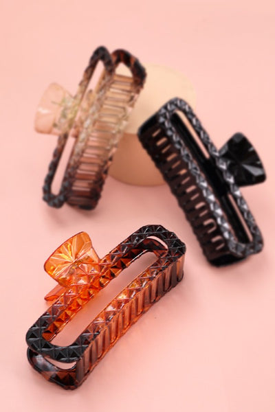 EXTRA LARGE OMBRE TORT CRYSTAL HAIR CLAW CLIPS | 40H638
