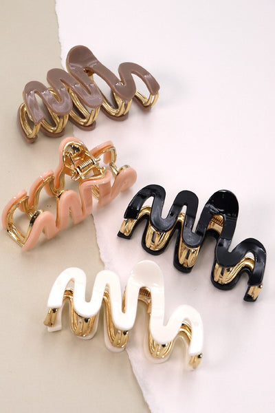 PREMIUM PVC CASTING HAIR CLAW CLIPS | 40H665