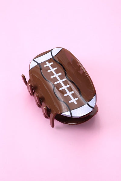 GAME DAY FOOTBALL HAIR CLAW CLIPS | 40H668