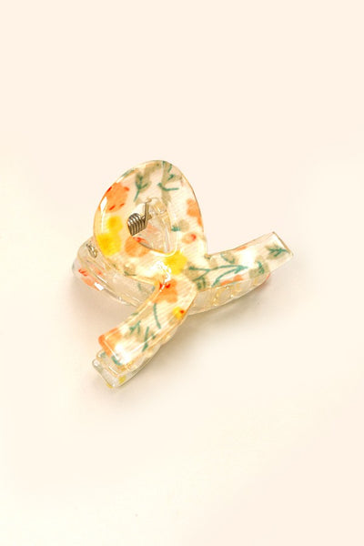 NATURE FLOWER ELEGANT ACRYLIC HAIR CLAW CLIPS | 40H679