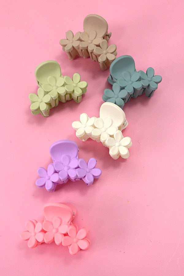 MINI PETAL HAIR CLAW CLIPS SET OF 6 | 40H690