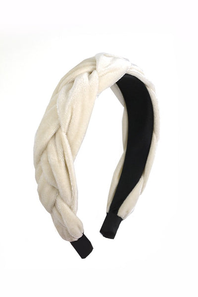 CLASSIC BRAIDED VELVET  HEADBAND | 40HB139