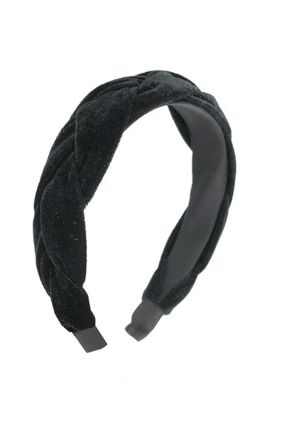 CLASSIC BRAIDED VELVET  HEADBAND | 40HB139