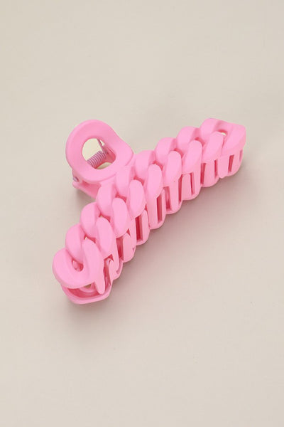 LAEGE MATTE CHAIN HAIR CLAW CLIPS | 40H692