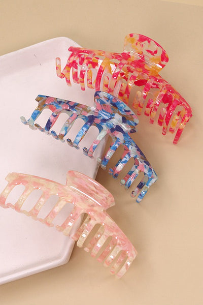 LARGE COLORFUL MERMAID HAIR CLAW CLIPS | 40H693