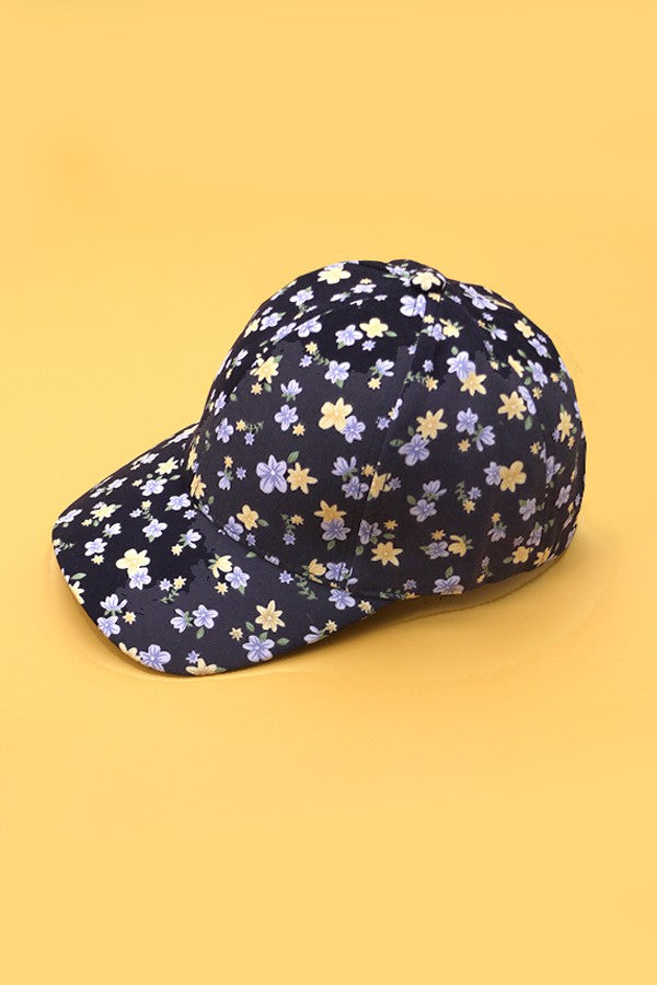 FLORAL CASUAL BASEBALL CAP | 40HW716