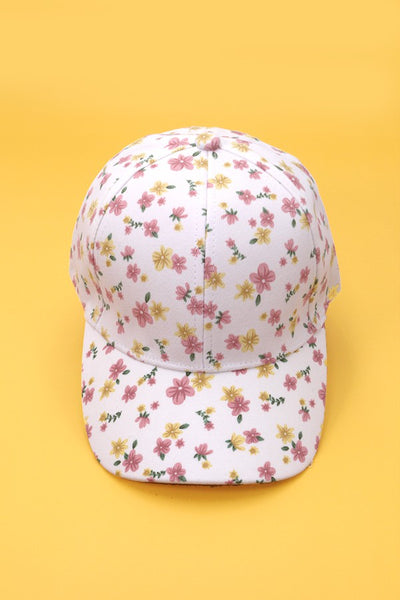 FLORAL CASUAL BASEBALL CAP | 40HW716