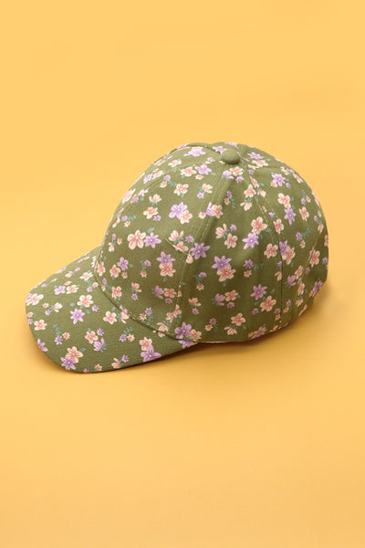 FLORAL CASUAL BASEBALL CAP | 40HW716