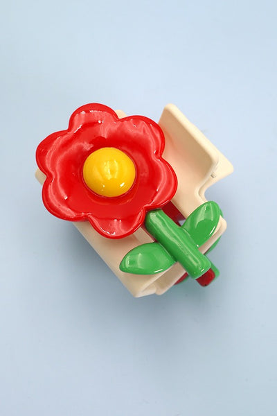 ACRYLIC DAISY FLOWER HAIR CLAW CLIPS | 40H700