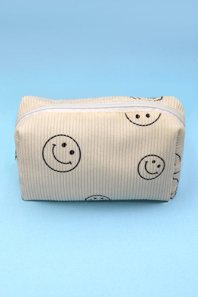 SMILEY MAKEUP POUCH BAG | 40P521