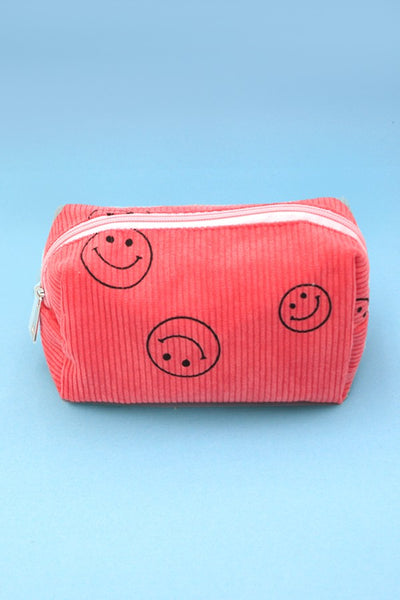 SMILEY MAKEUP POUCH BAG | 40P521