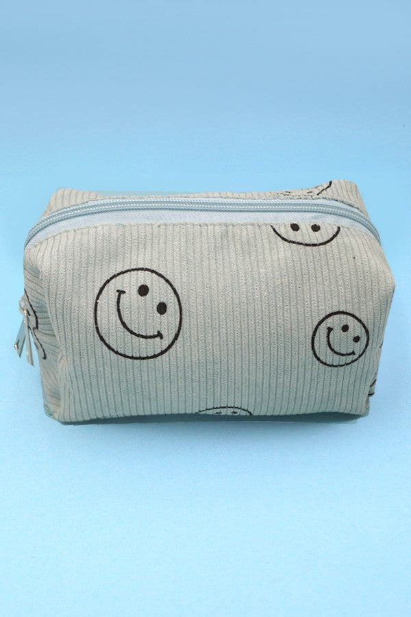 SMILEY MAKEUP POUCH BAG | 40P521