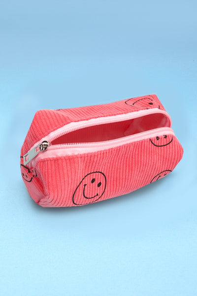 SMILEY MAKEUP POUCH BAG | 40P521