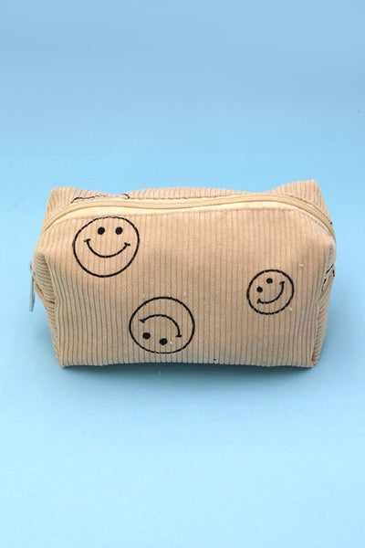 SMILEY MAKEUP POUCH BAG | 40P521