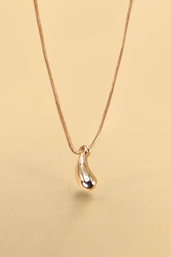 MINI TEARDROP SNAKE CHAIN NECKLACE | 31N23265