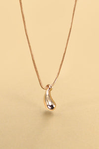 MINI TEARDROP SNAKE CHAIN NECKLACE | 31N23265