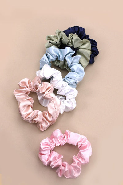 SILK SCRUNCHIES SET OF 6 | 40S720