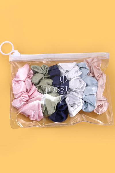 SILK SCRUNCHIES SET OF 6 | 40S720