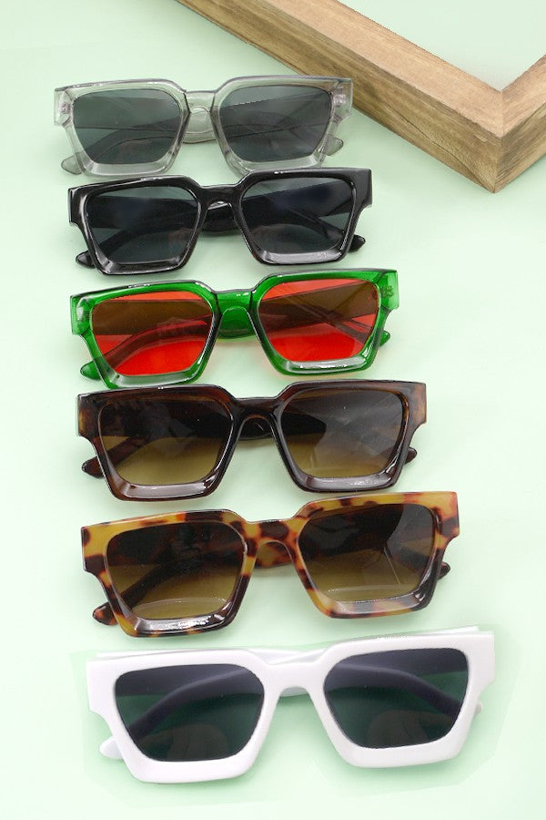 OVERSIZED RETRO FRAME SUNGLASSES PACK OF 12 | 40SG807