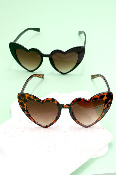 PREMIUM HEART FRAME SUNGLASSES | 40SG805