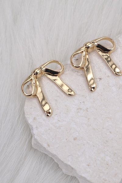 BOW STUD EARRING | 31E24002