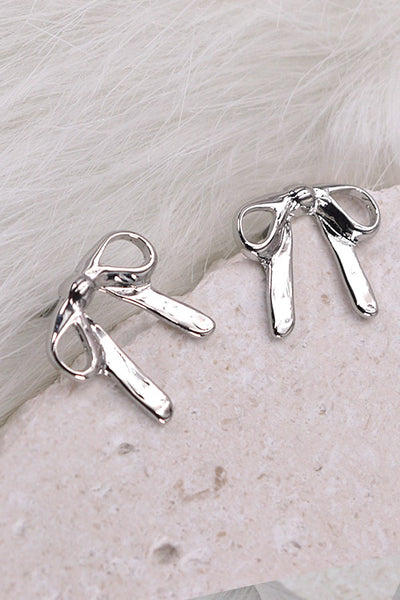 BOW STUD EARRING | 31E24002