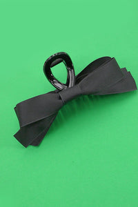 LARGE SILKY RIBBON BOW HAIR CLAW CLIPS | 40H720