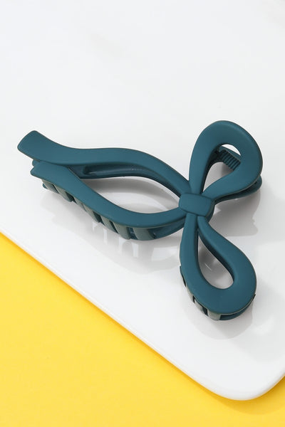 MATTE BOW HAIR CLAW CLIPS 12-piece set | 40H721-12 Pack