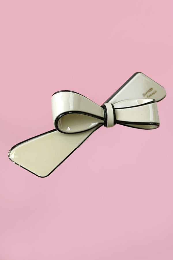 JUMBO ACRYLIC BOW HAIR PIN | 40H733